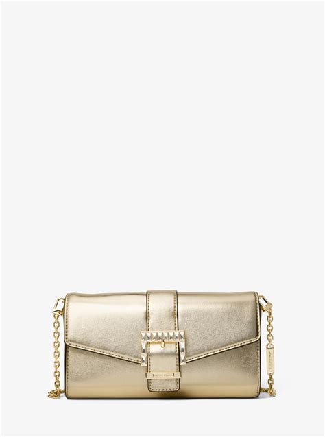 Penelope Medium Metallic Clutch 